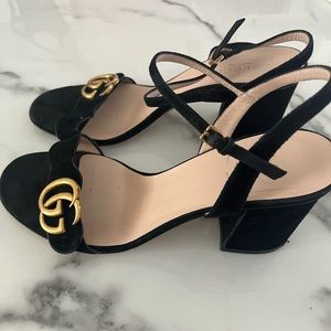 Gucci Marmont Slingback heels